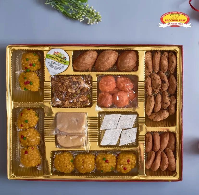 9 Section M1 - Desi Ghee Dryfruit Laddoo Desi Ghee Bhaji Pickle 1.2 KG